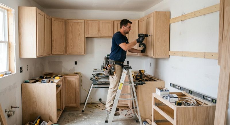 Wood Cabinet Installation in Terre Haute, IN