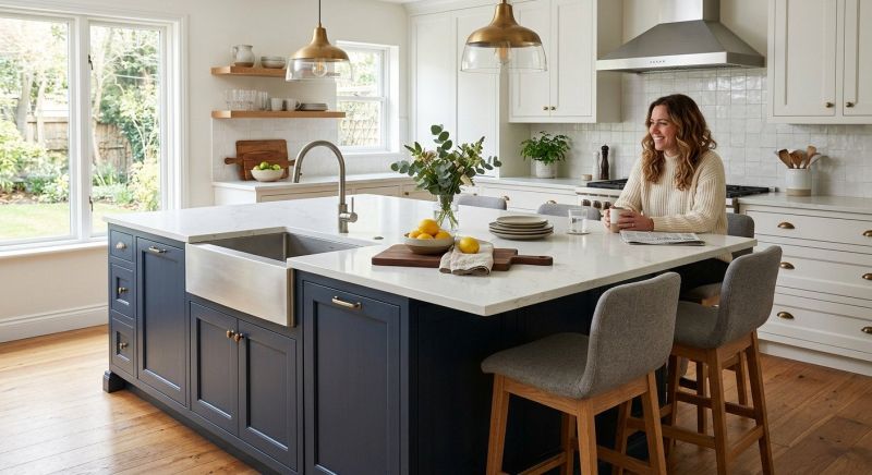 Kitchen Island Construction in Bloomington, IN