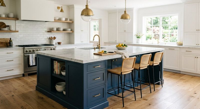 Kitchen Island Installation in Terre Haute, IN