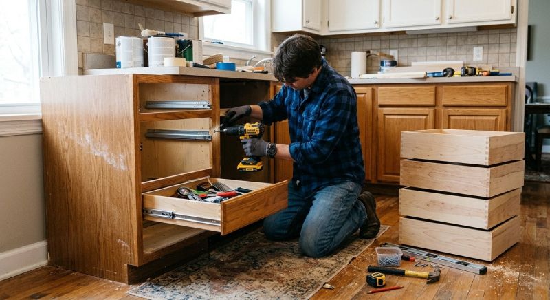 Oak Cabinet Remodeling in Kokomo, IN