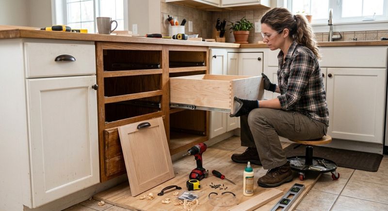 Oak Cabinet Remodeling in Terre Haute, IN