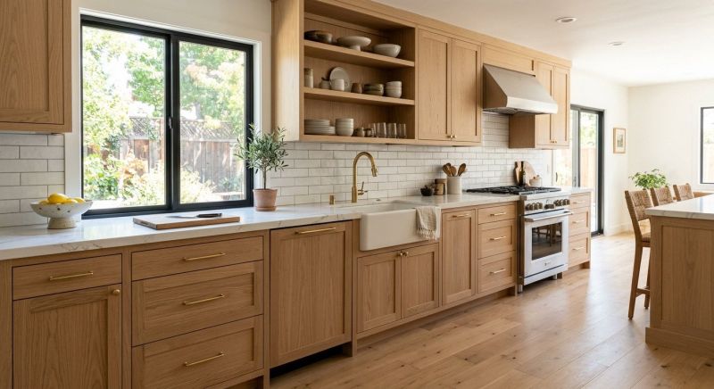 Oak Cabinet Remodeling in Muncie, IN