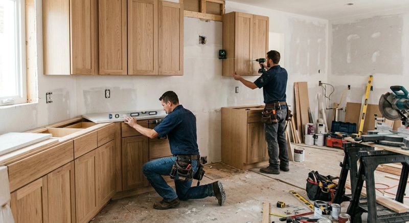 Wood Cabinet Installation in Muncie, IN